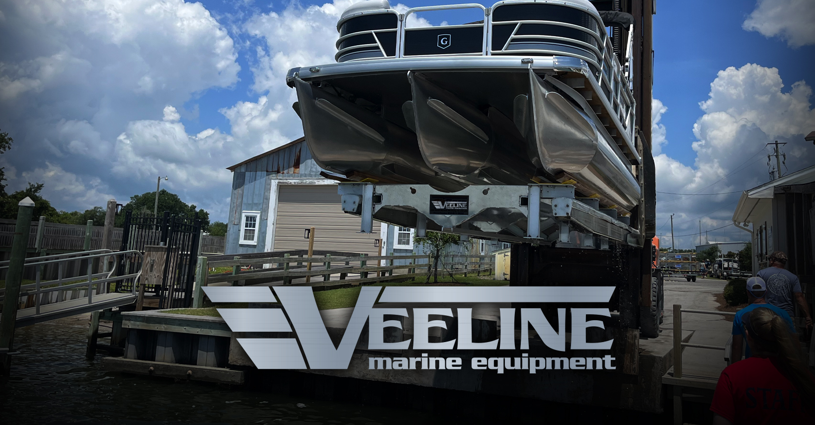 Veeline Marine Products | Pontoon Boat Cradles - Veeline Marine